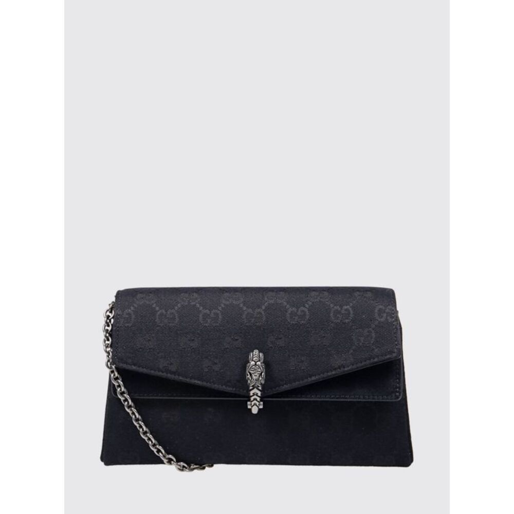 Gucci Women Gucci Dionysus Monogram Leather Mini Shoulder Bag With Chain Strap